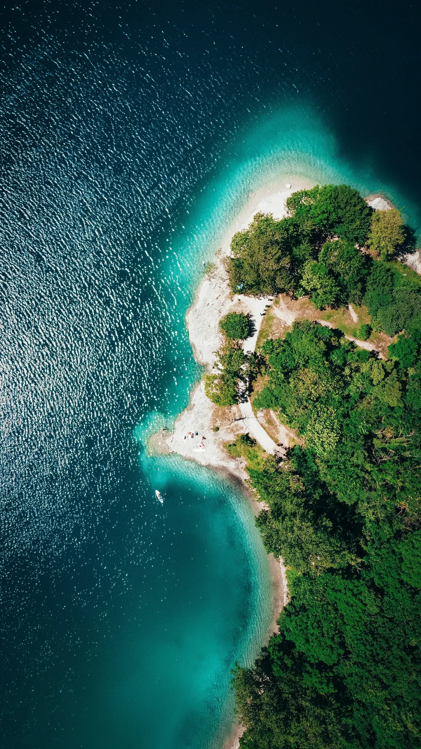 Aerial view of the Guanacaste coastline